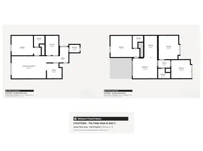 a floor plan of a house at Locations l Spectacular 4 Bed Villa l Garden l Wadi Al Safa in Dubai