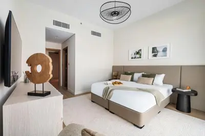 Gallery image of Luxurious 3BR with Burj Khalifa and Canal View in Dubai
