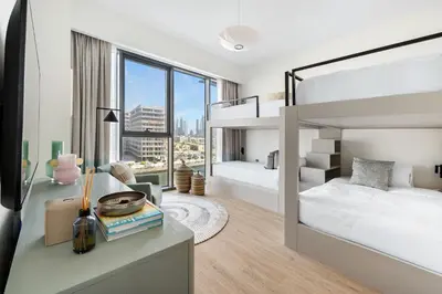 Gallery image of Luxurious 3BR with Burj Khalifa and Canal View in Dubai