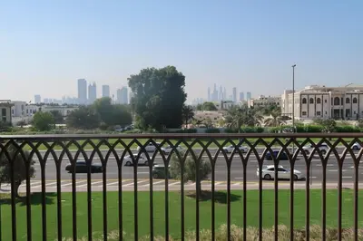 a view of the city from a bridge at 1BR Madinat Jumeirah Living in Dubai
