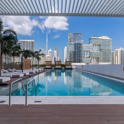 Executive Studio in Business Bay with Working Area
