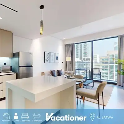 Vacationer I Premium 2 Bedroom Apartment I Close to DIFC & WTC I Central Location