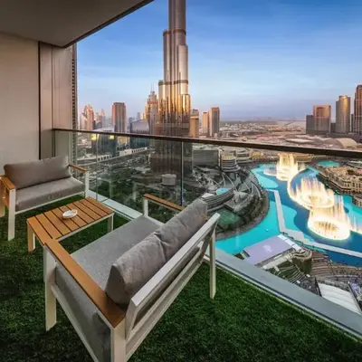 Grande Tower by Emaar - Burj Khalifa and Fountain Views