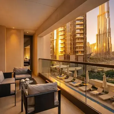 Full Burj Khalifa 3BR in Act Towers