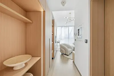 a bathroom with a sink and a toilet at Aura by Grovy Studio - Parking, Sauna&Gym, Pool - by Rentujemy in Dubai