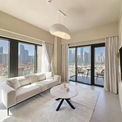 Full Burj Khalifa & Fountain Views - Luxury 2BR in Downtown Dubai