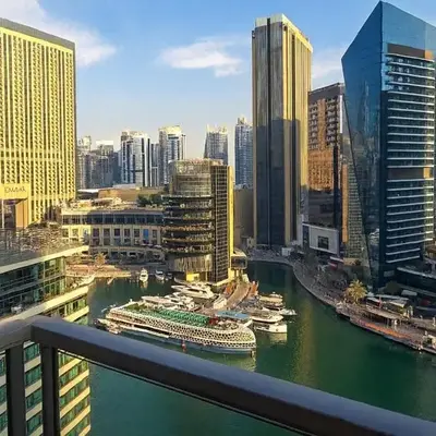 Luxury Marina View 2BR Apartment for 6