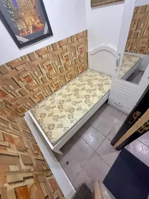 an overhead view of a room with a mattress on the floor at Cool valley homes in Dubai