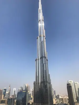 a view of the burj khalifa tallest building in the world at 3BR Luxury Burj Residence Full Burj Khalifa in Dubai
