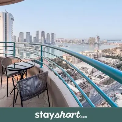 StayShort - 2 Bedroom in Dubai Marina with Huge Balcony