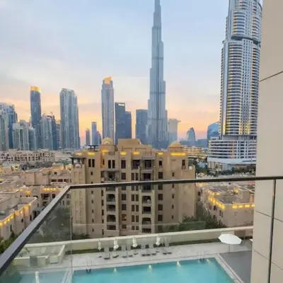 Burj Khalifa View 2BR Luxury Apartment in Dubai
