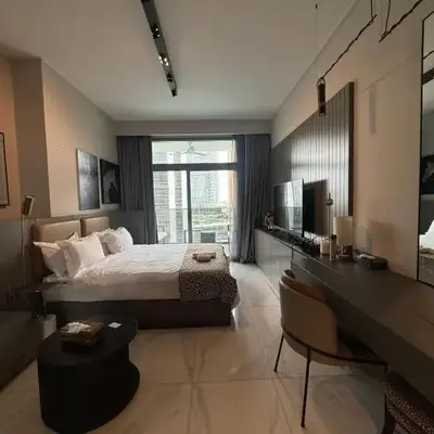 Furnished Studio 2 min Walk to Burji Khalifa