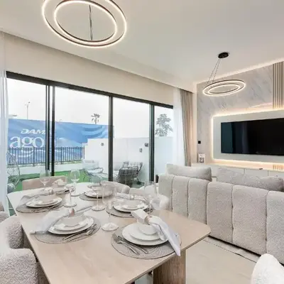 Santorini Damac Lagoons Luxury 3BR Villa Mediterrean Bliss