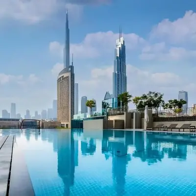 Stylish 1 Bed in Downtown with Dubai Mall Access