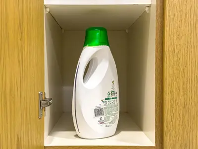 a white and green bottle in a box at Stunning Skyline Views and Prime Walkable Location in Dubai