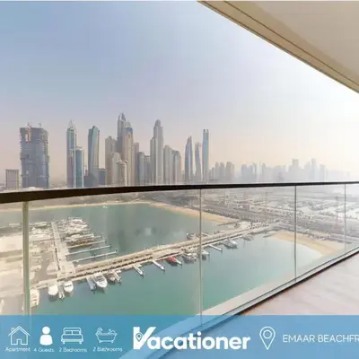 Vacationer l Stunning 2 Bed l Marina Skyline l Beach Access