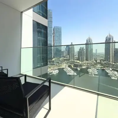 Modern 1 Bed Apartment with full Dubai Marina view