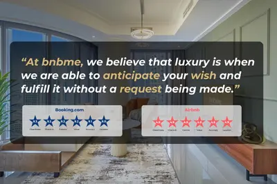 a sign in a room with stars on it at bnbmehomes - Downtown Views II - Tower 1 in Dubai