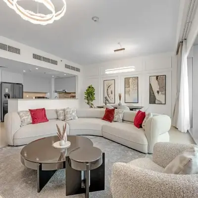 Neat 3BR Habour Views with Balcony-Burj Khalifa View