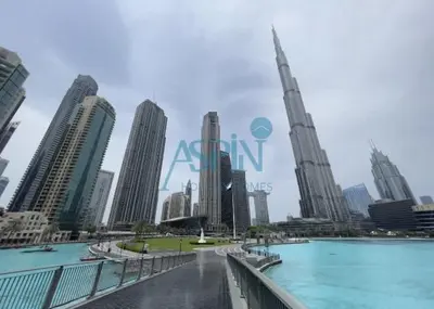 a view of a large city with tall buildings at Aspin Stylish Burj Views Studio-City View in Dubai