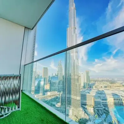 ROME x DXB with Full Burj and Fountain View in Downtown Dubai