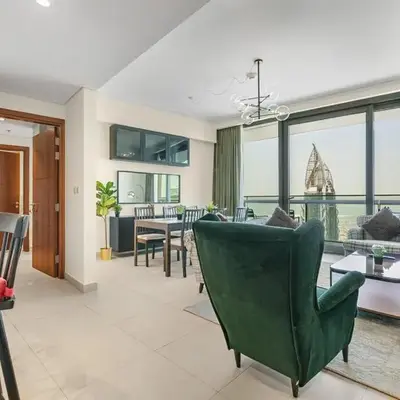 Seaview 3 BR Burj Vista Connected to Dubai Mall
