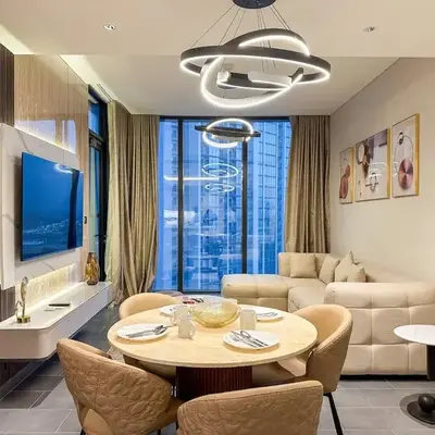 Stylish & Cozy Fully Furnished 2BR plus Maid Crest C