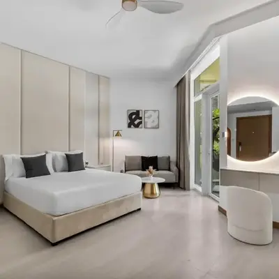 Stylish Missoni Studio With Direct Pool Access