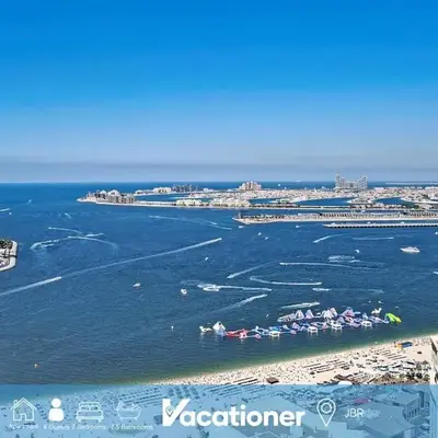 Vacationer l Cozy 2 Bed l Breathtaking Sea and Ain Dubai Views