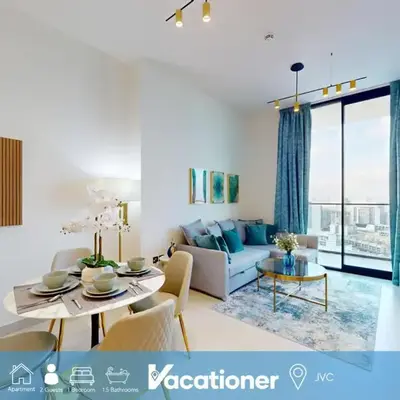 Vacationer l Elegant 1 Bedroom l Near to Park and Mall l JVC