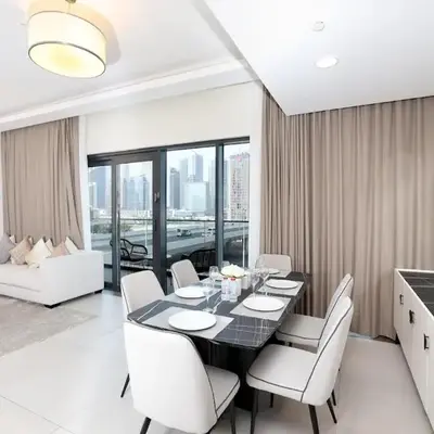 Velvet Rose with Burj and canal view 2Bedrooms in Solbay
