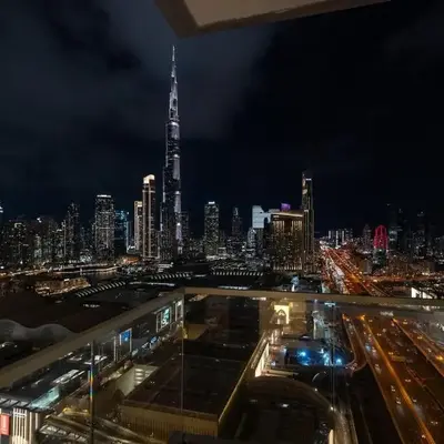 Stylish 2BR Connected to Dubai Mall with Full Burj Khalifa View