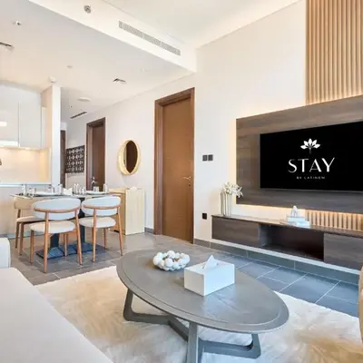 STAY BY LATINEM Luxury 1BR Holiday Home CB 3814 Near Burj Khalifa