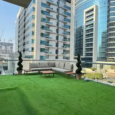 1BDR with Huge Balcony Stylish Living