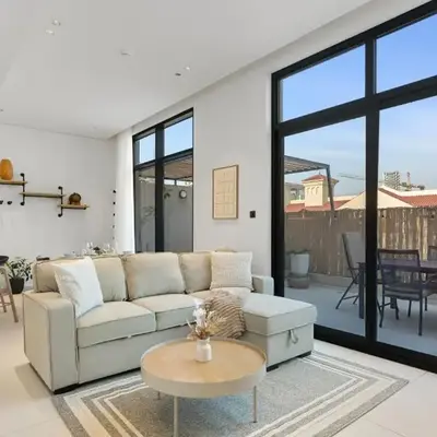 Urban Chic 1 Bedroom with big Balcony Kitchen in JVC
