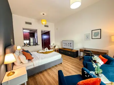Gallery image of Rare Holiday Homes - Mediterranean Cluster - Near Metro - Discovery Garden - Building# Med 39 - RG08 in Dubai