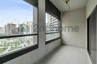 a room with a view of a city at Business Bay Fully Equipped 2 Bedroom Capital Bay in Dubai