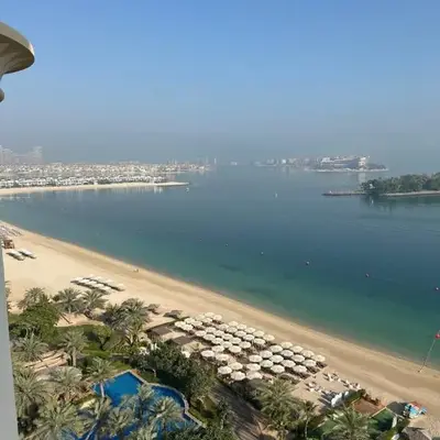 DVH Al Basri Palm Beachfront 2BR Full Sea Views