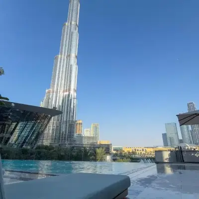 Brand New 1BR - Burj View - Infinity Pool - Dubai Mall