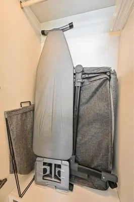 a piece of equipment on a wall in a room at Luxury studio Near Miracle Garden with Gym & Pool in Dubai