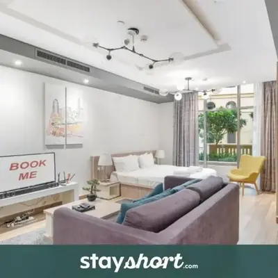 StayShort - Cozy Relaxing Studio in JBR - Walk to the Beach