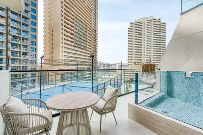Gallery image of PVH - Binghatti Royale - Luxurious 1BR - New Unit with Private Jacuzzi in Dubai