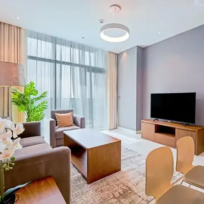 Modern 1-Bedroom Apartment in Sepcoo Residence-1005