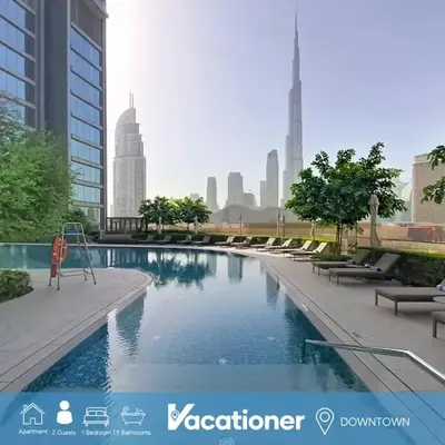 Vacationer l Vida T2 1 Bedroom l Direct Access to Dubai Mall