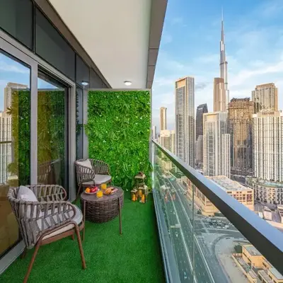 Iconic Burj Khalifa View 2BR Luxury apmt at Paramount Midtown