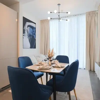 Stylish & Chic 1BR - The Crest at Sobha Hartland