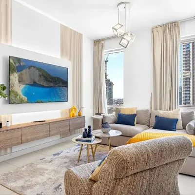 Upscale 1BR Loft Central Walk to Burj Khalifa&Mall