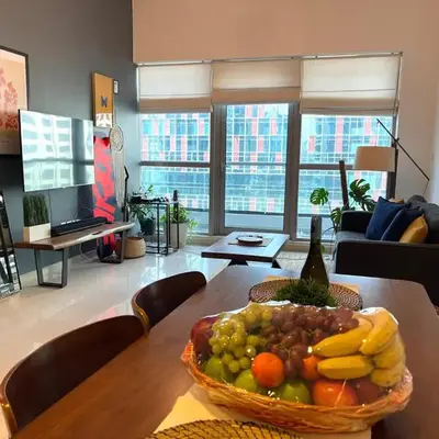 Modern 1BR Marina 3mins walk to JBR Beach & Tram