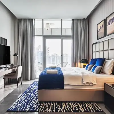Luxury Studio Cozy & comfy 12 Min Walk-Dubai Mall