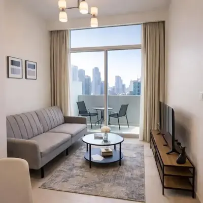 Burj Khalifa View Stylish 1BR in Business Bay